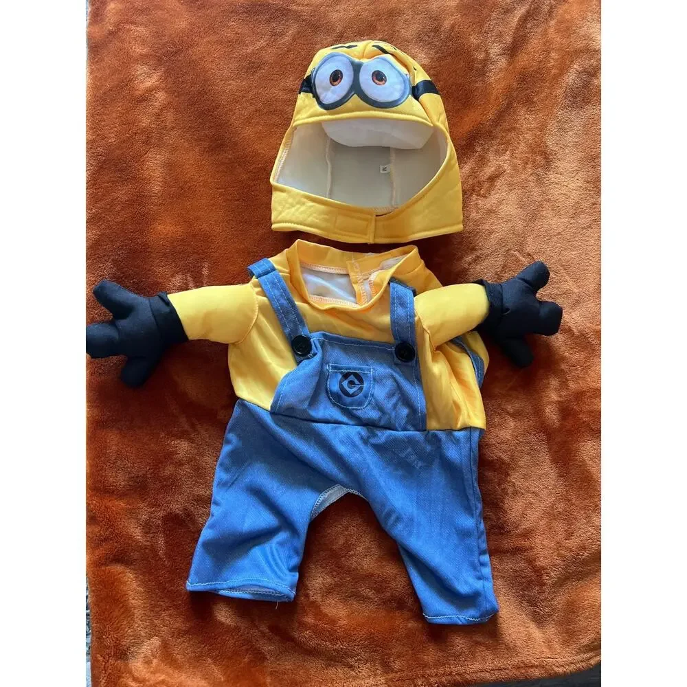 Minons Dog Pet Costume Dave Arms Spirit Size Medium 18-28 Lbs Cosplay Cartoon